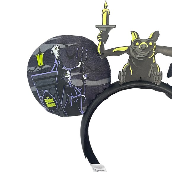 Disney Parks Haunted Mansion 999 Happy Haunts Gargoyle Ears Headband - Picture 4 of 6